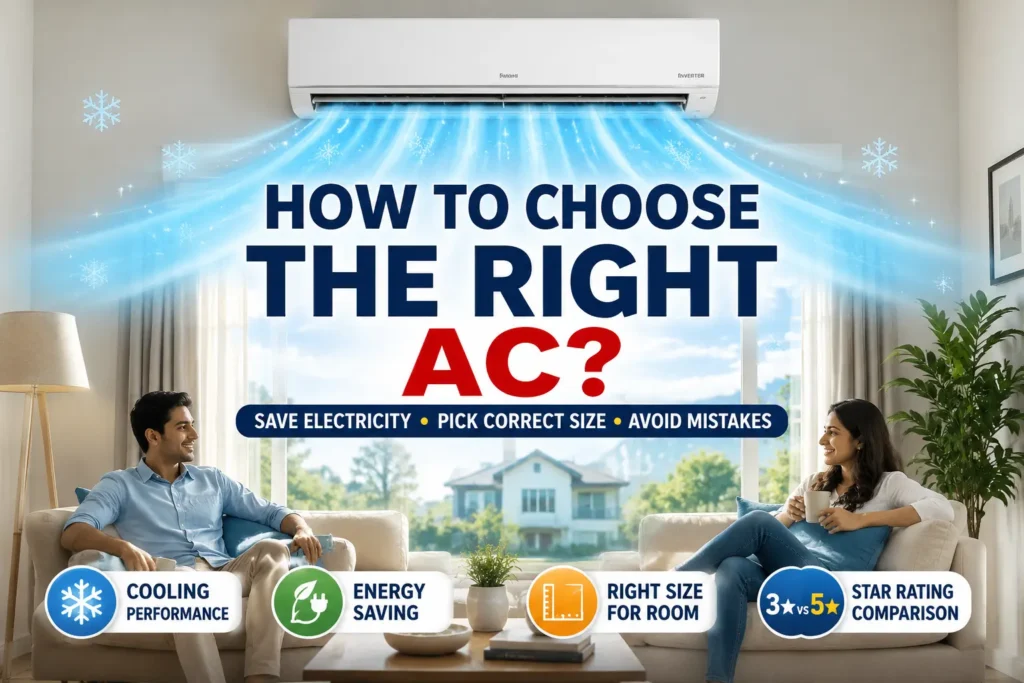 How to Choose the Right AC for Your Home in India (2026) how to choose best ac for your home